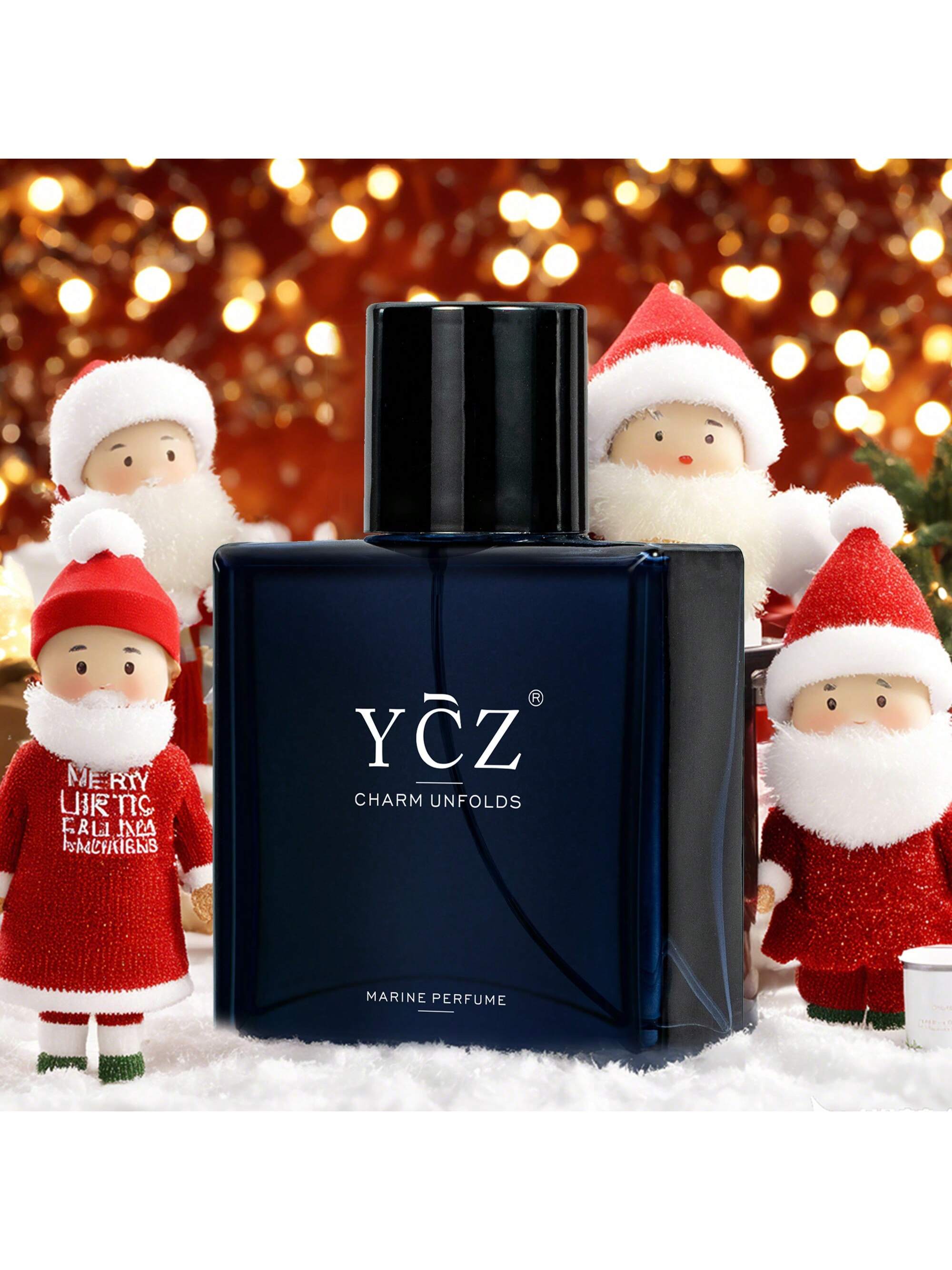 YCZ Merry Christmas! YCZ Midnight Navy Eau De Toilette for Men and Women, 1.7 Fl Oz. Attract Women, Homoseual Attraction, Attract Men. This Long-Lasting Fragrance Blends Fresh Citrus Notes with Cologne Accords, Making It the Perfect Gift for Gentlemen. Suitable for Men'S Perfume, Women'S Perfume, or as a Gift for Boyfriends, Father'S Day, or Valentine'S Day.