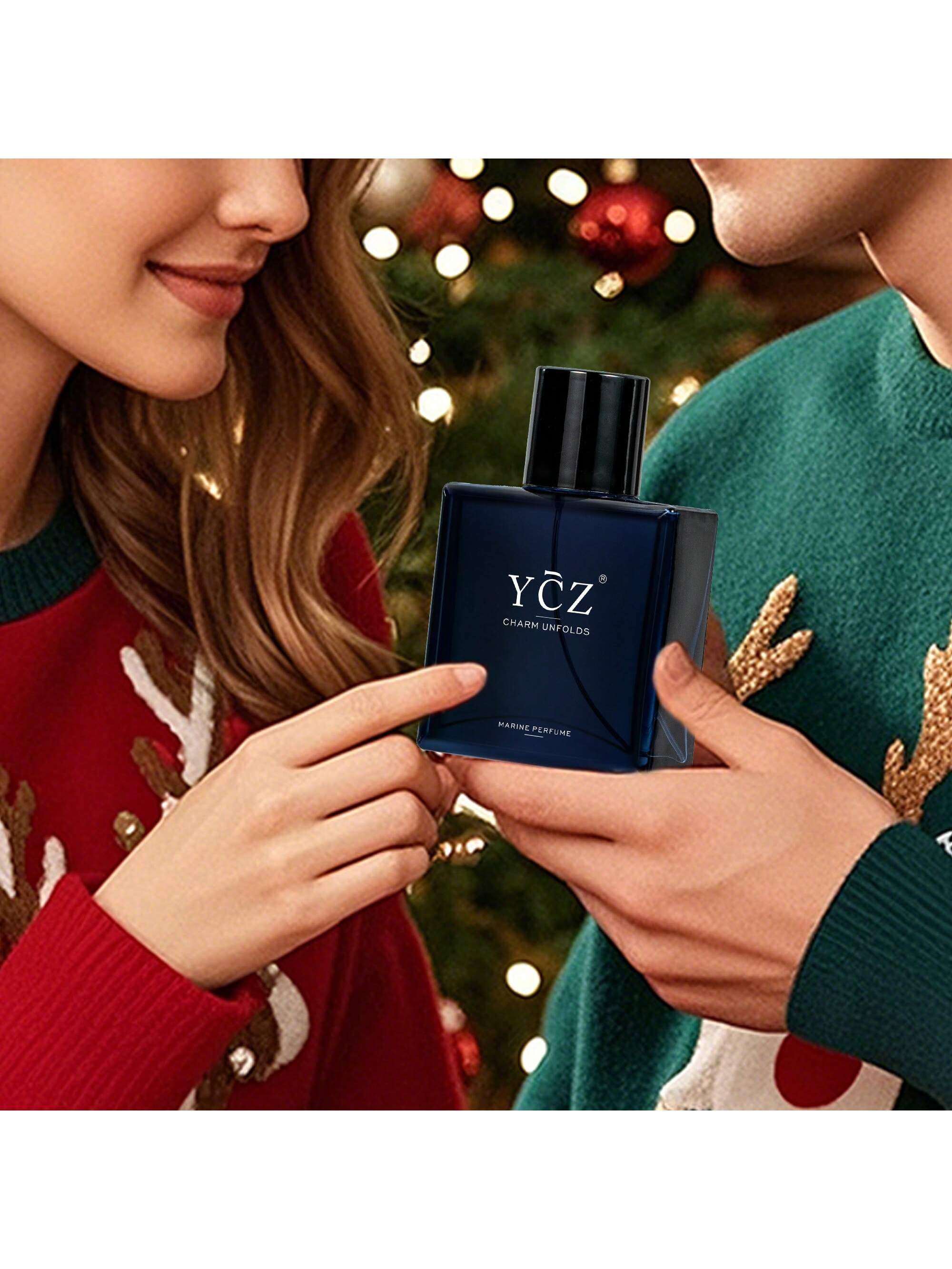 YCZ Merry Christmas! YCZ Midnight Navy Eau De Toilette for Men and Women, 1.7 Fl Oz. Attract Women, Homoseual Attraction, Attract Men. This Long-Lasting Fragrance Blends Fresh Citrus Notes with Cologne Accords, Making It the Perfect Gift for Gentlemen. Suitable for Men'S Perfume, Women'S Perfume, or as a Gift for Boyfriends, Father'S Day, or Valentine'S Day.