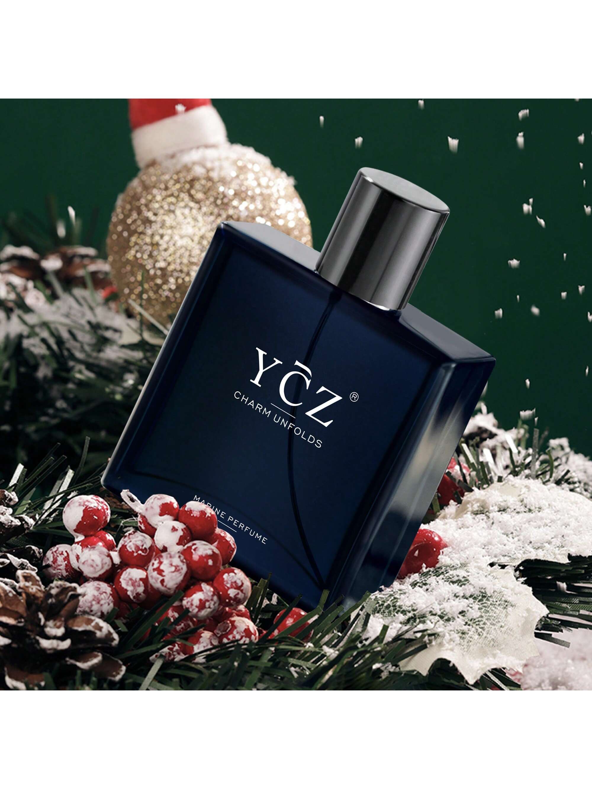 YCZ Merry Christmas! YCZ Midnight Navy Eau De Toilette for Men and Women, 1.7 Fl Oz. Attract Women, Homoseual Attraction, Attract Men. This Long-Lasting Fragrance Blends Fresh Citrus Notes with Cologne Accords, Making It the Perfect Gift for Gentlemen. Suitable for Men'S Perfume, Women'S Perfume, or as a Gift for Boyfriends, Father'S Day, or Valentine'S Day.