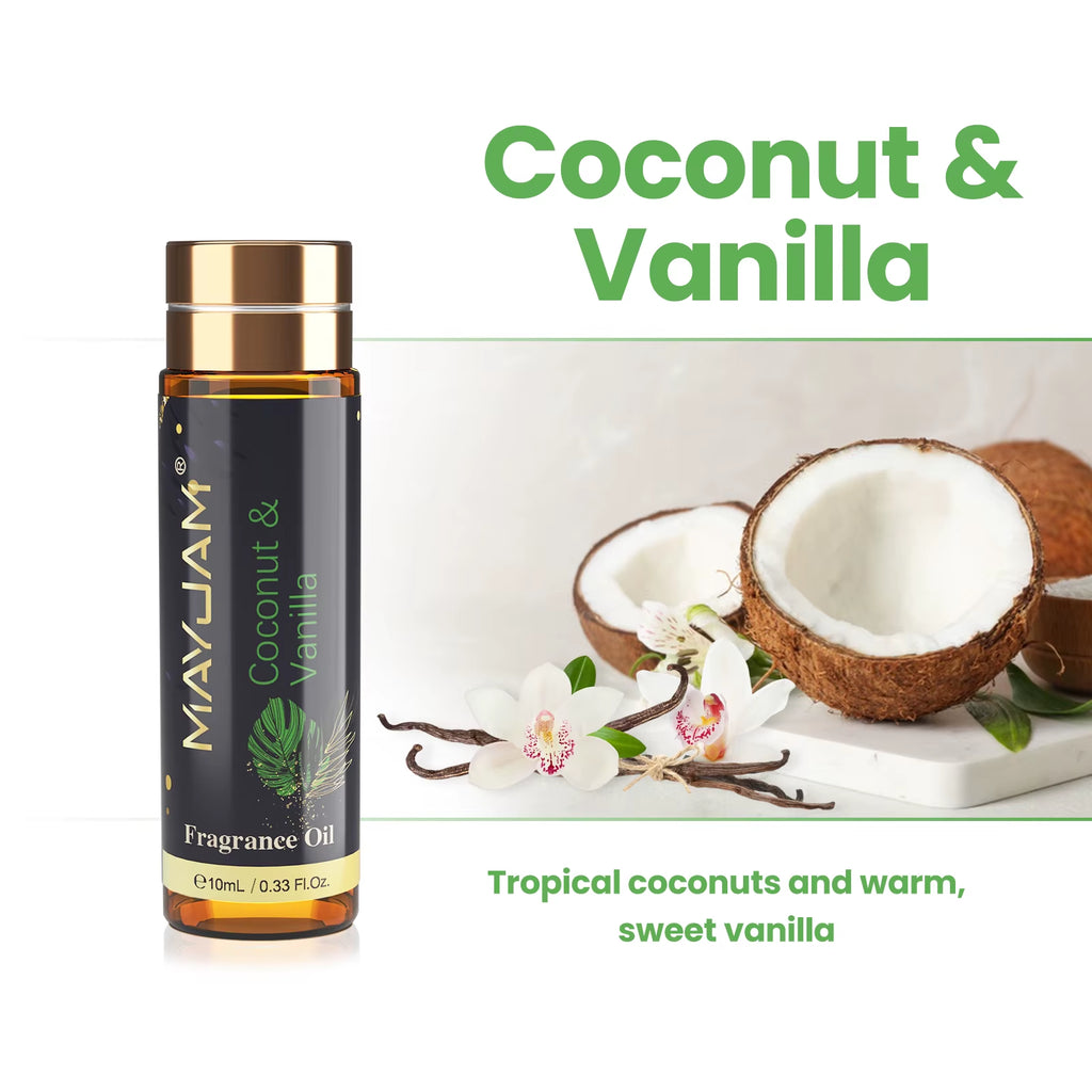 Coconut Vanilla White Musk Sea Breeze Coffee Baby Powder Fresh Linen Top Selling Fragrance Oil 10Ml with Dropper