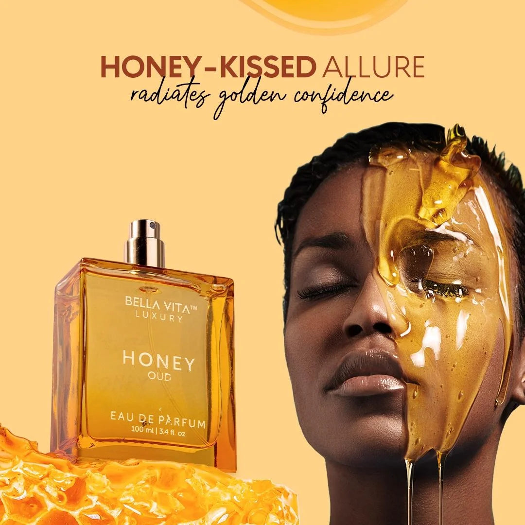 HONEY OUD Eau De Parfum Unisex Perfume 100 Ml for Men & Women with Floral-Fruity Flavour & Fresh Scent EDP Fragrance