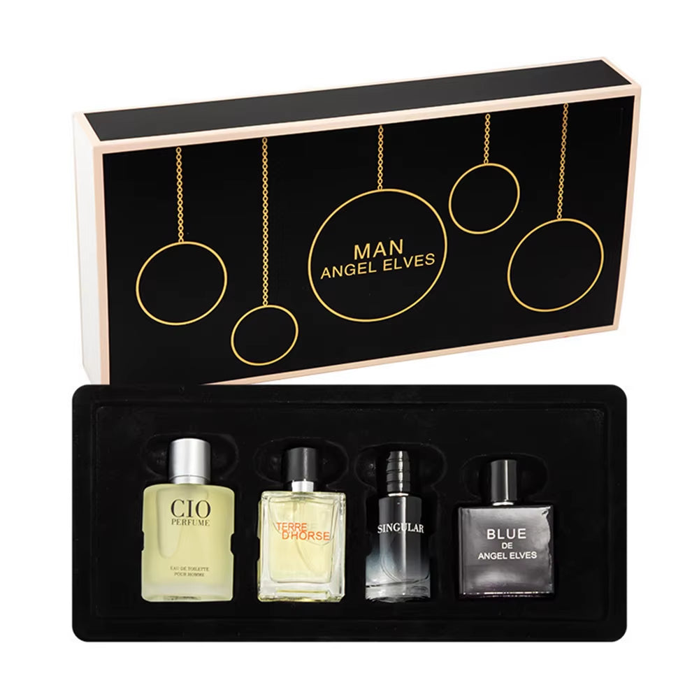 Luxury Brand Perfume Men Cologne Man Parfums Homme 120Ml Hombre Perfumes Masculinos Gift Box 4Pcs Set Plant Floral Scent Spray