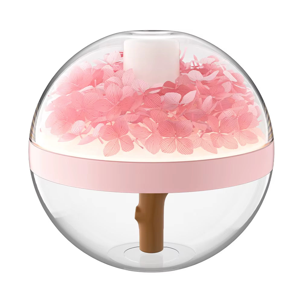 270ML Air Humidifier Home Hydration Humidifier Colour LED Light Mist Maker USB Mute Air Humidifier Eternal Flower Humidificador