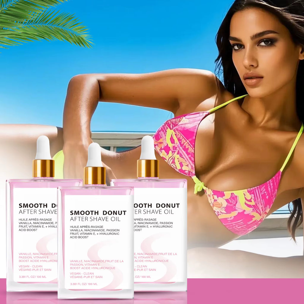 UP! Strawberry Vanilla after Shave Oil Women for Smooth Skin, Soft Serve after Shave Oil, Truly after Shave Oil Strawberry