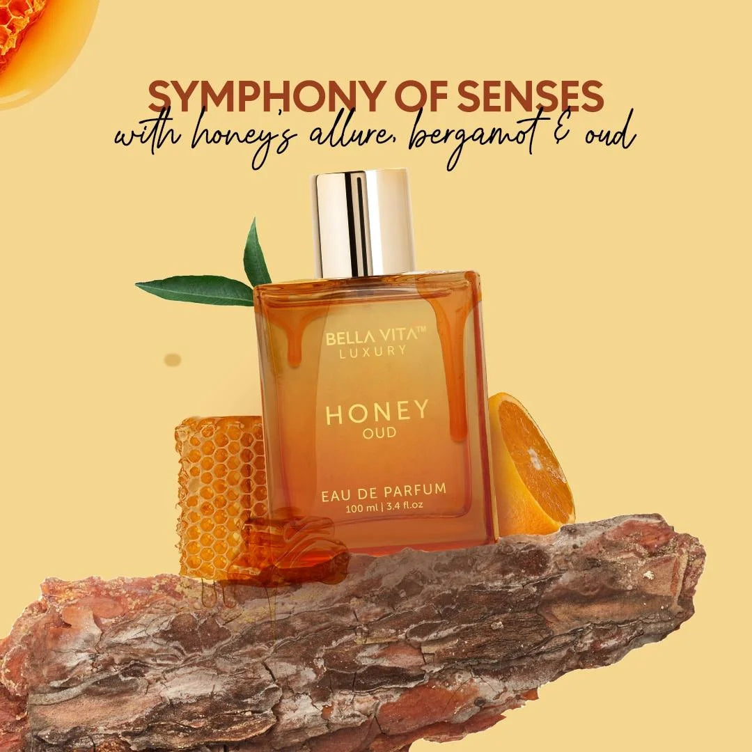 HONEY OUD Eau De Parfum Unisex Perfume 100 Ml for Men & Women with Floral-Fruity Flavour & Fresh Scent EDP Fragrance