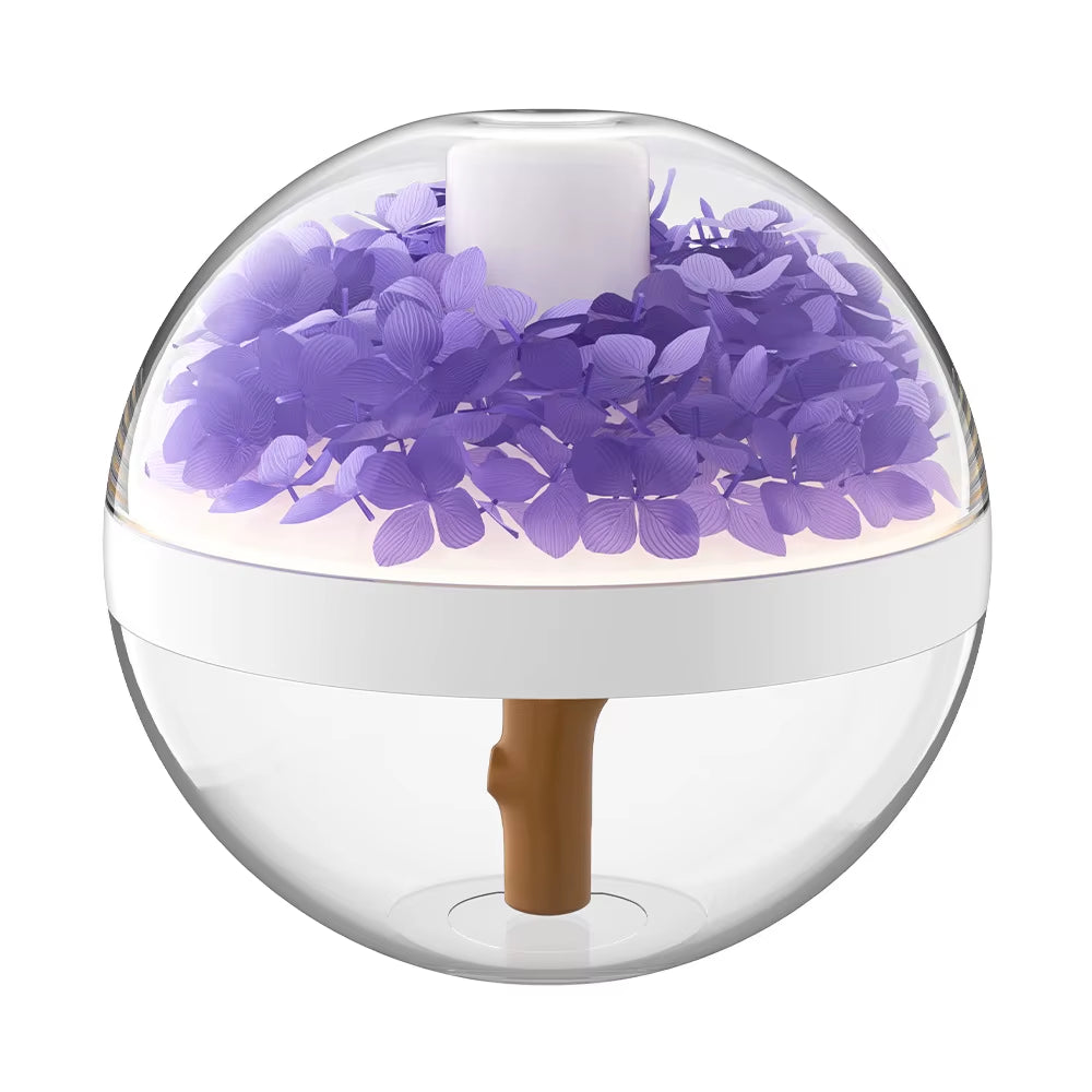 270ML Air Humidifier Home Hydration Humidifier Colour LED Light Mist Maker USB Mute Air Humidifier Eternal Flower Humidificador