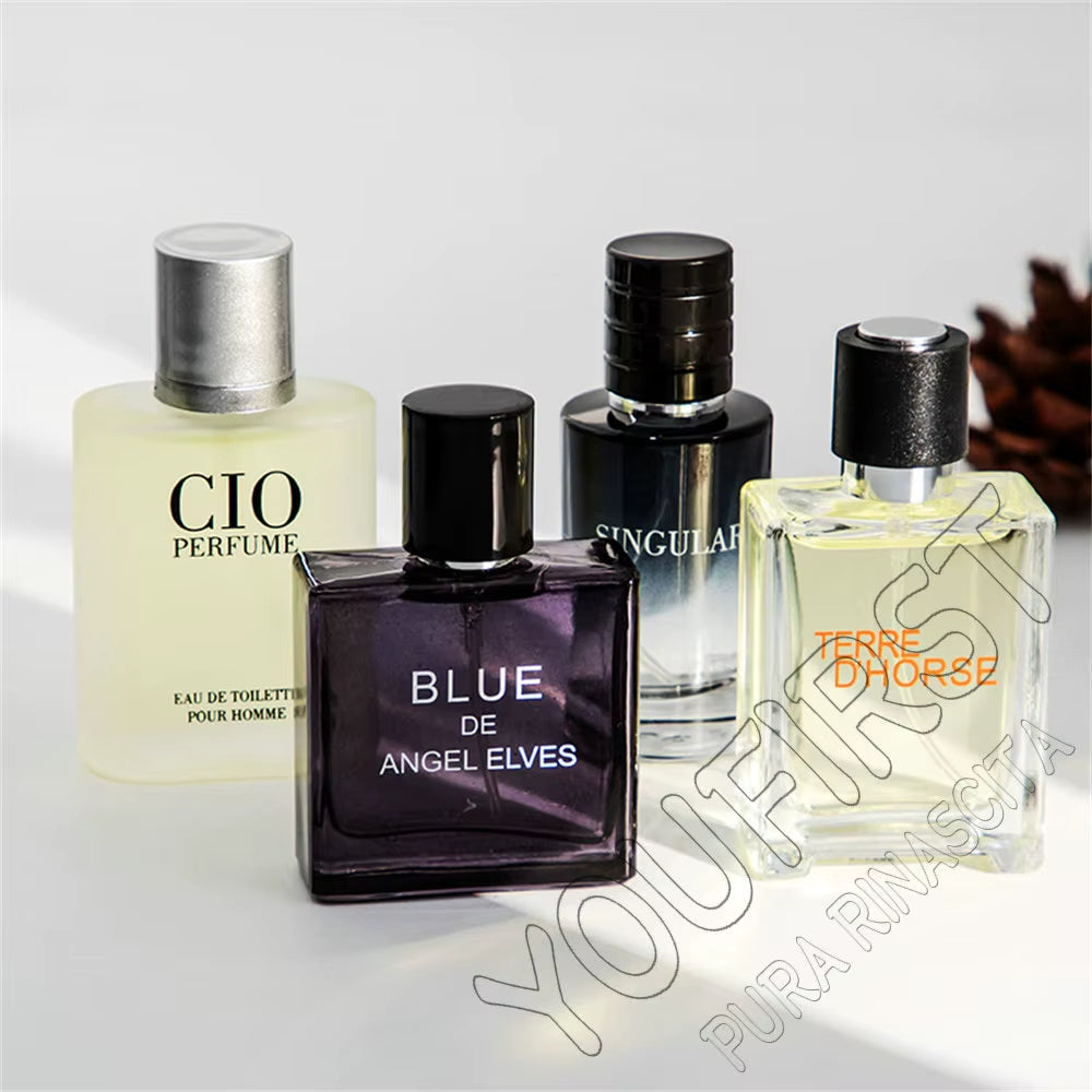 Luxury Brand Perfume Men Cologne Man Parfums Homme 120Ml Hombre Perfumes Masculinos Gift Box 4Pcs Set Plant Floral Scent Spray