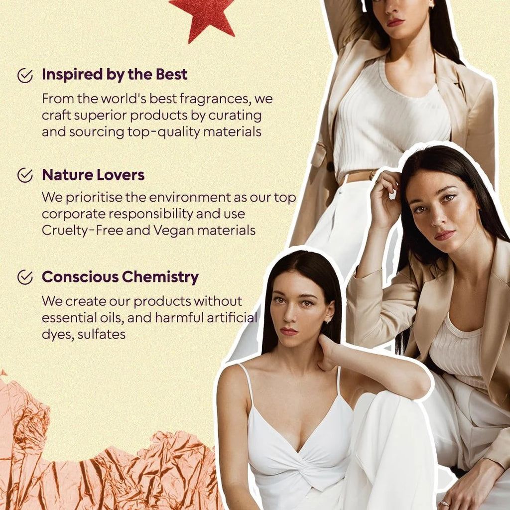 Bella Vita Organic Woman Perfume Gift Set for Women Luxury Scent Long Lasting Fragrance, 4X20 Ml Perfumes
