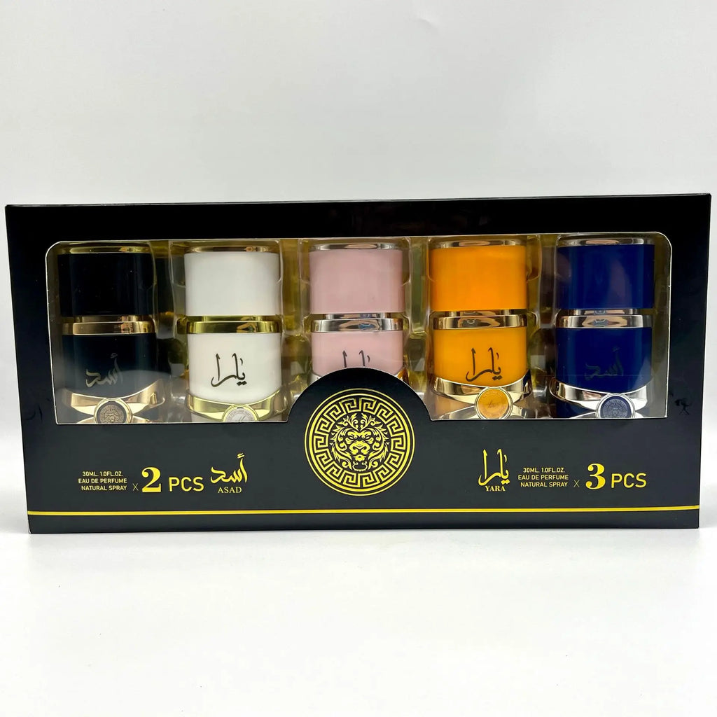 30ML 5PCS SET Original Yara Women Eau De Parfum Spray High Quality Arabian Perfume Lasting Fragrance Pheromone Light Fragrance