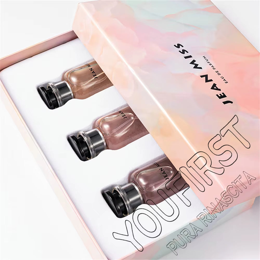 Original Perfume Women 90Ml Gift Box 3Pcs Set Lasting Floral Scent Perfumes De Mujer Originales Cologne Fragrance Духи Женские
